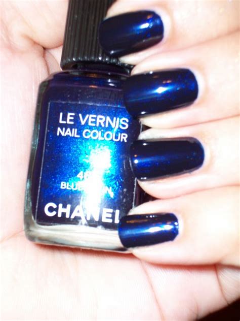 chanel blue satin discontinued|Chanel nail polish reviews.